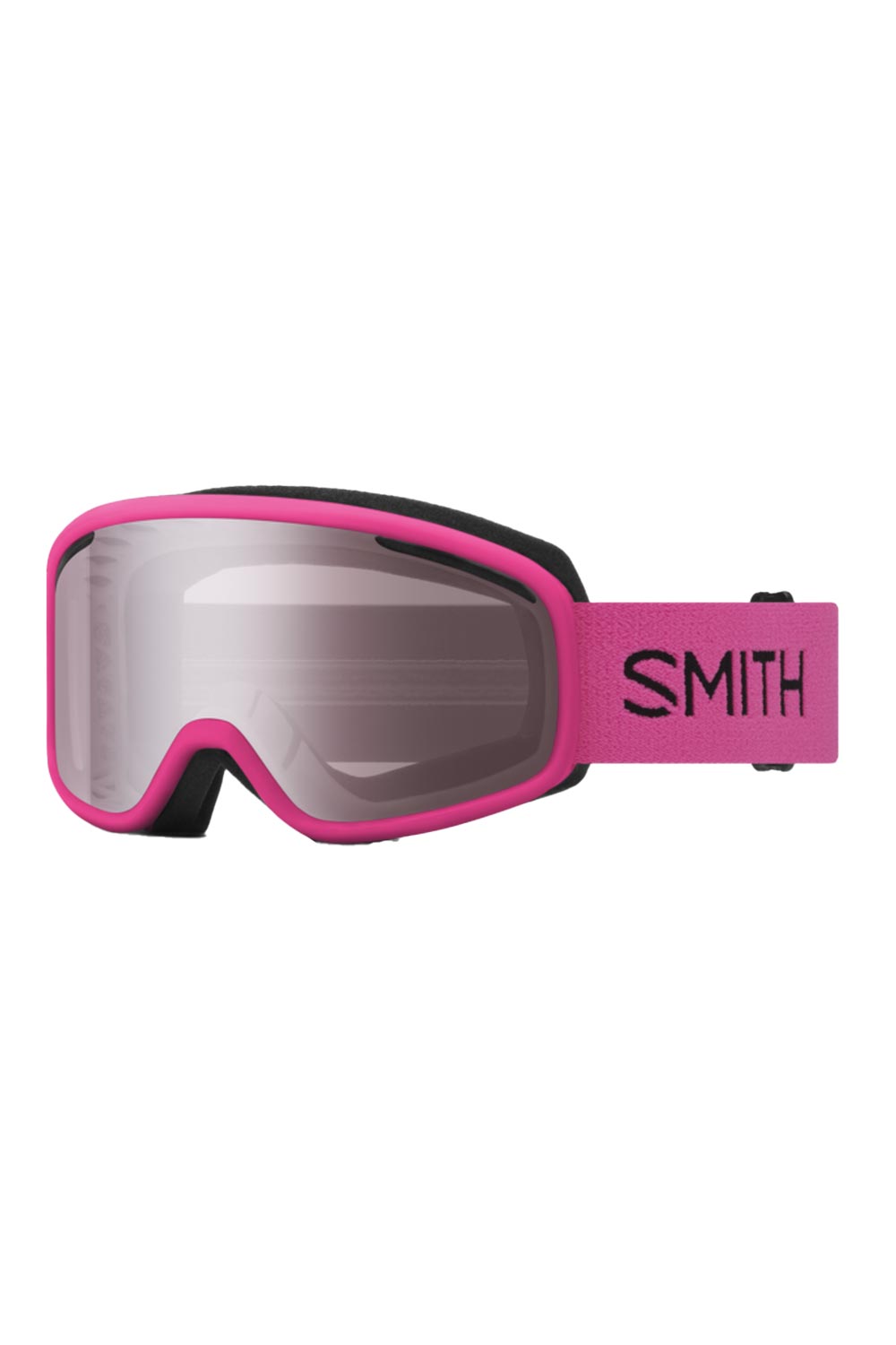 Smith Vogue ski/snowboard goggles pink strap mirror lens