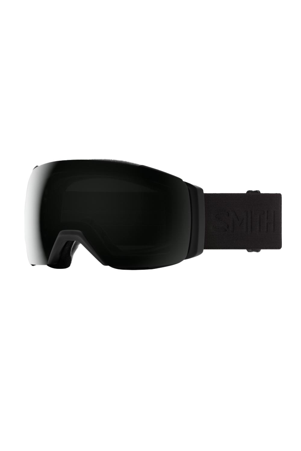 Smith I/O Mag XL goggles, blackout, black strap & black lens