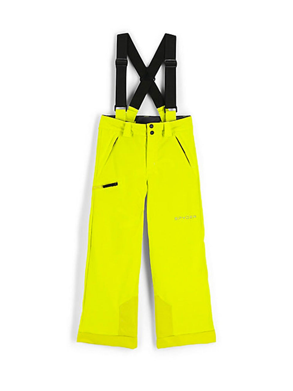 Spyder Propulsion ski pants, boys, bright yellow