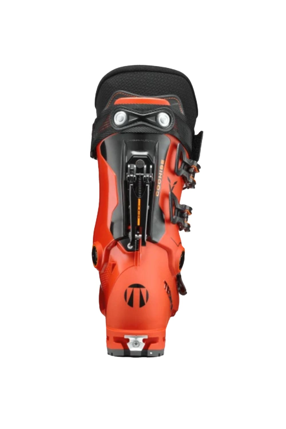 tecnica cochise team ski boots, kids, orange and black
