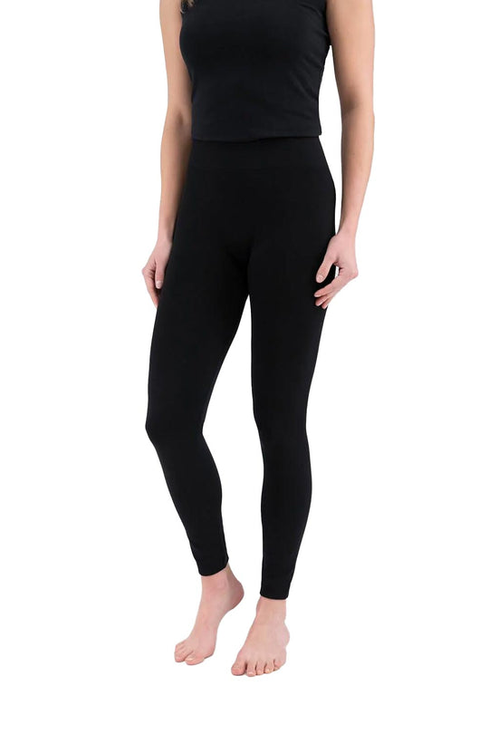 women's base layer tights, black