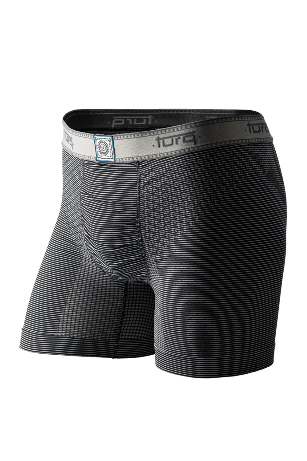 men's pouch boxer briefs, black and white