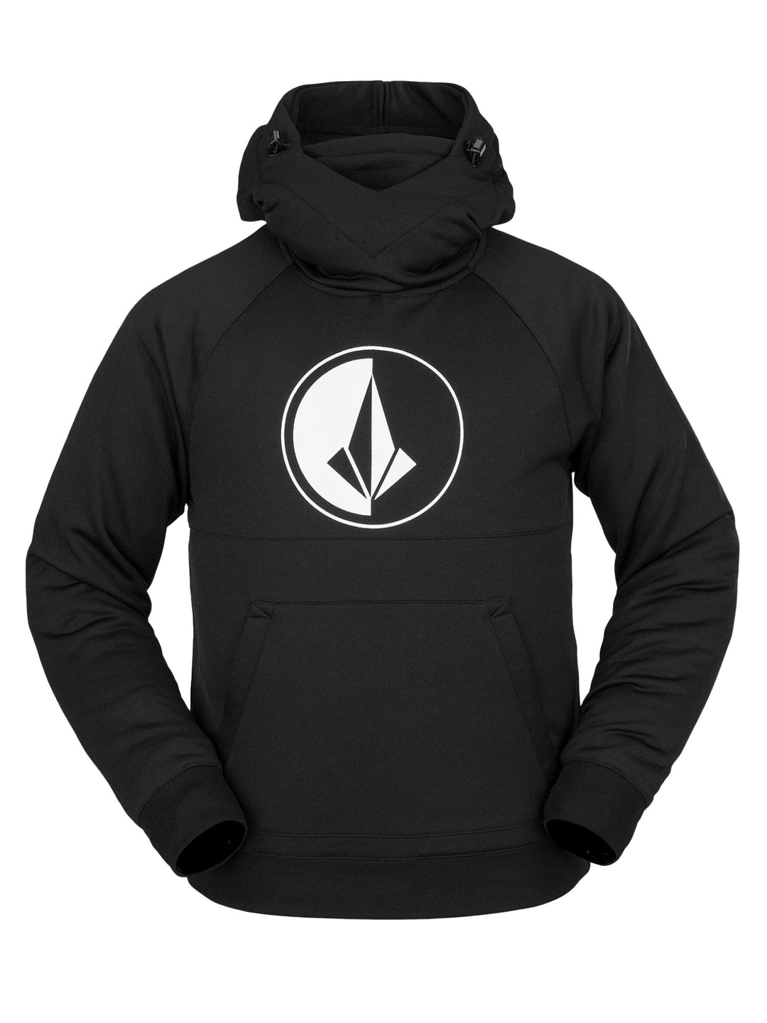 black hoody with white Volcom logo