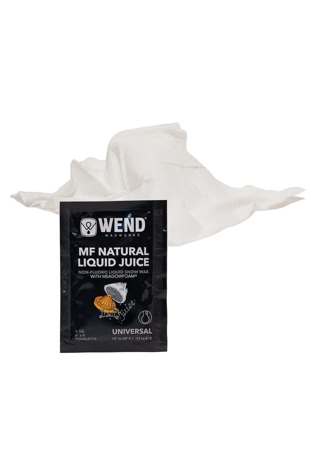 Wend MF Natural Liquid Juice packaging on a white background