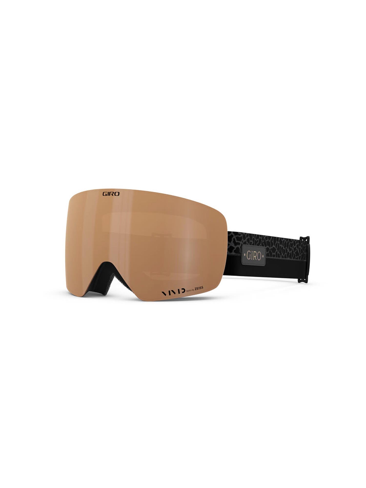 Giro Contour RS ski/snowboard goggles, black strap, copper lens